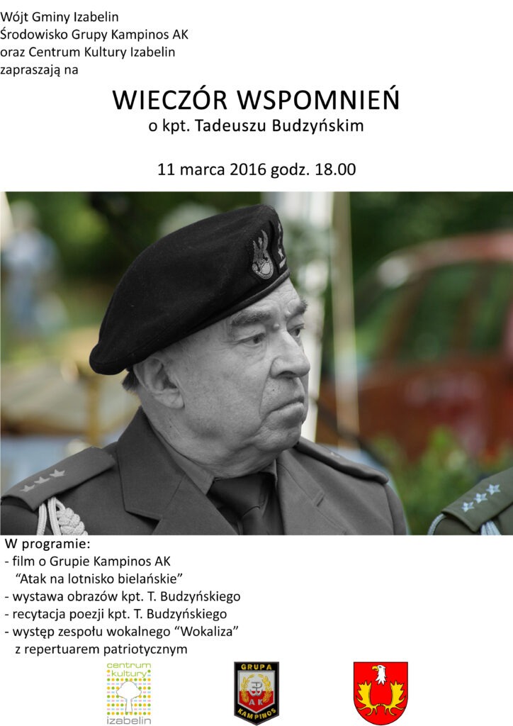 Plakat T. Budzyńsk